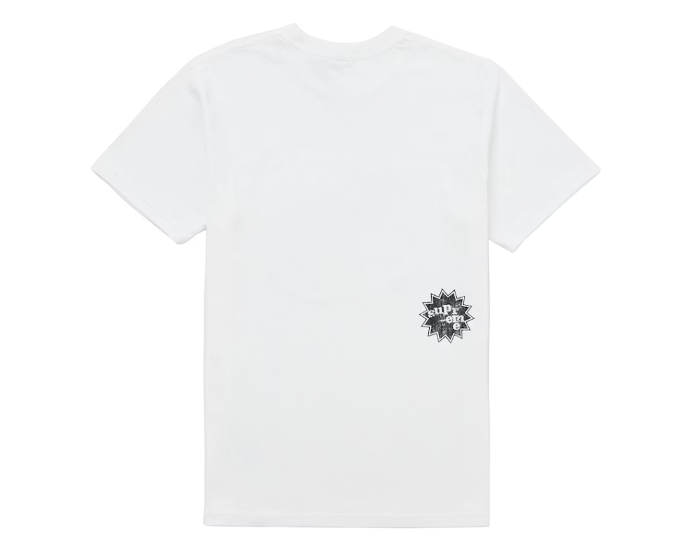 Supreme God Save Us Tee White – Rondevu