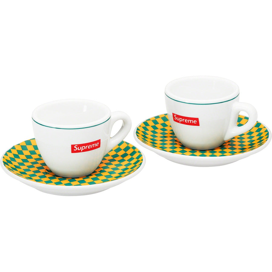 Supreme Ipa Porcellane Aosta Espresso Set (Set of 2) Black