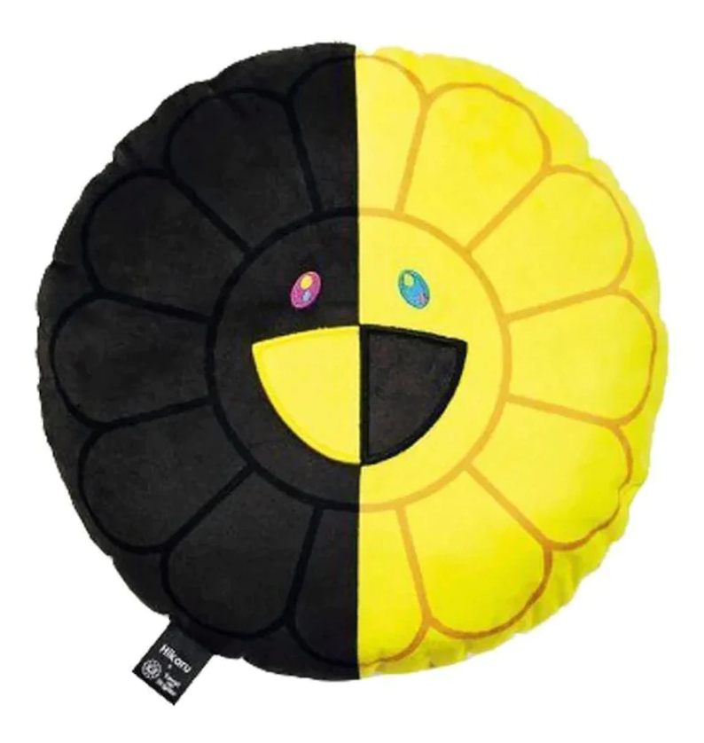 Takashi Murakami Flower Plush 30CM Black/Grey/White