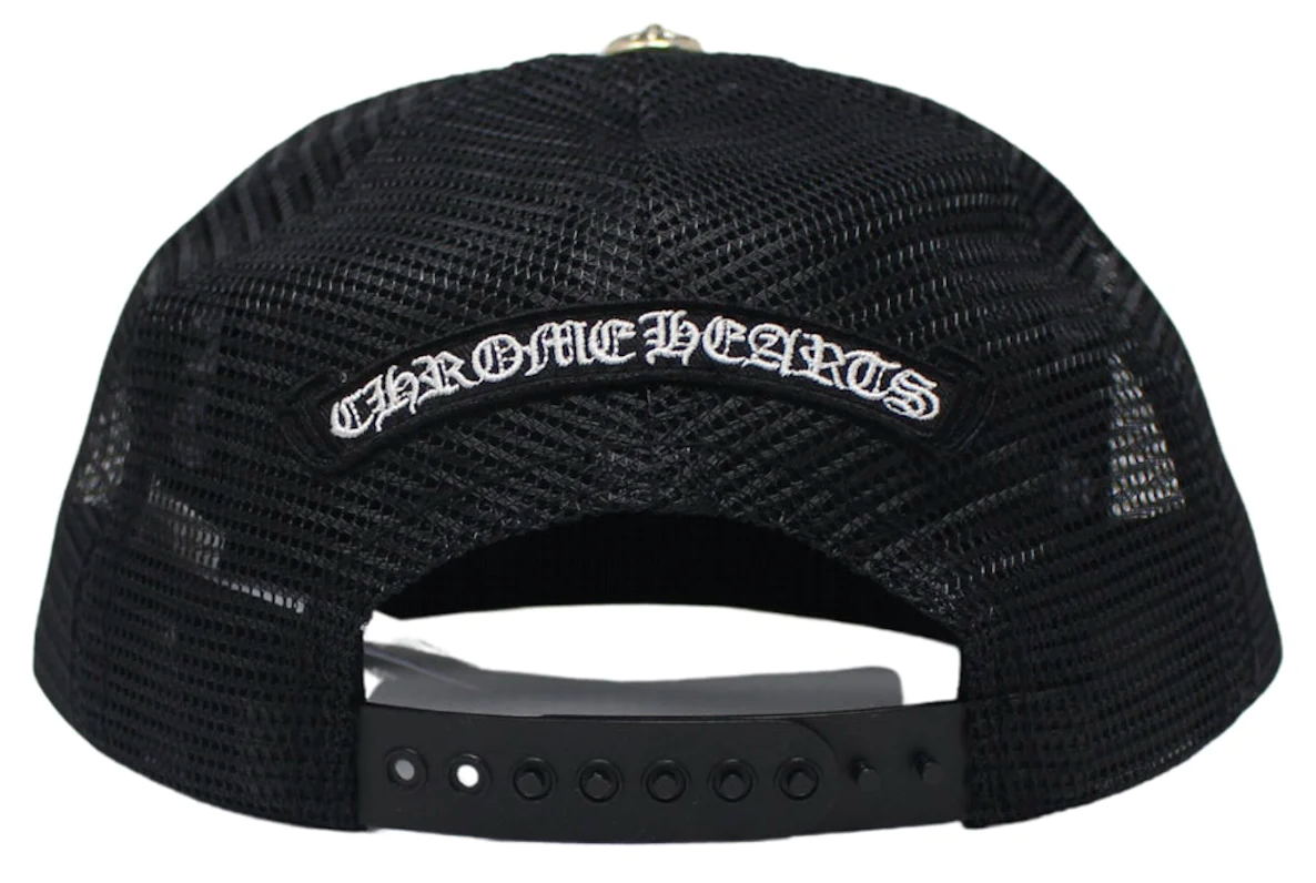 Chrome Hearts Eyechart Trucker Hat Black/Red (Myrtle Beach