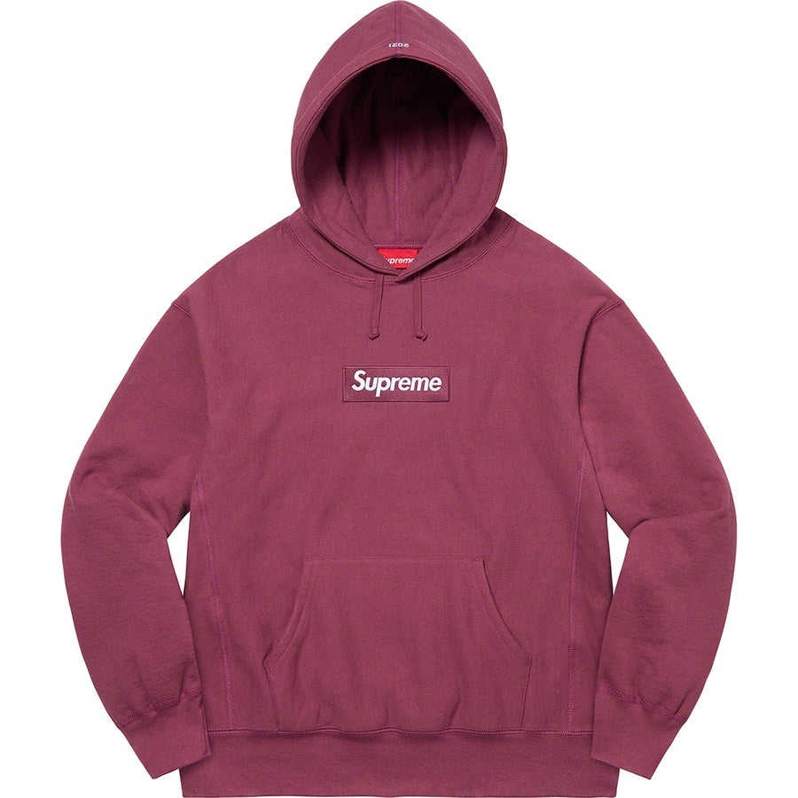 Supreme Hoodie Box Logo White FW21