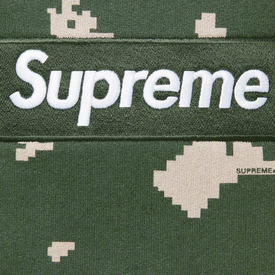 Supreme Box Logo Hooded Sweatshirt (FW21) Olive Russian Camo