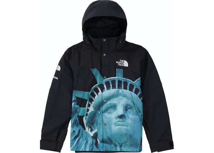 Supreme The North Face Statue Of Liberty Mountain Jacket Black 