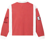 Vale Olympic Rugby L/S Polo  Red