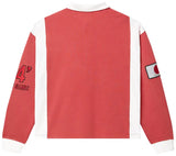 Vale Olympic Rugby L/S Polo  Red