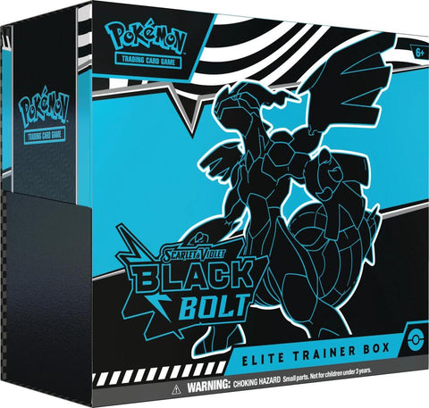 2025 Pokémon Scarlet & Violet Black Bolt Elite Trainer Box