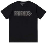 Vlone Swarovski Friends T-Shirt Black