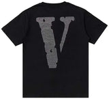 Vlone Swarovski Friends T-Shirt Black