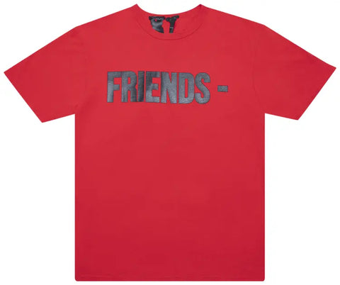 Vlone Friends T-Shirt Red/Black