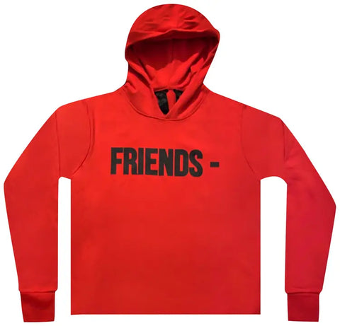 Vlone Friends Hoodie Red/Black
