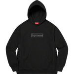 Supreme Kaws Chalk Logo Hooded Sweatshirt Black