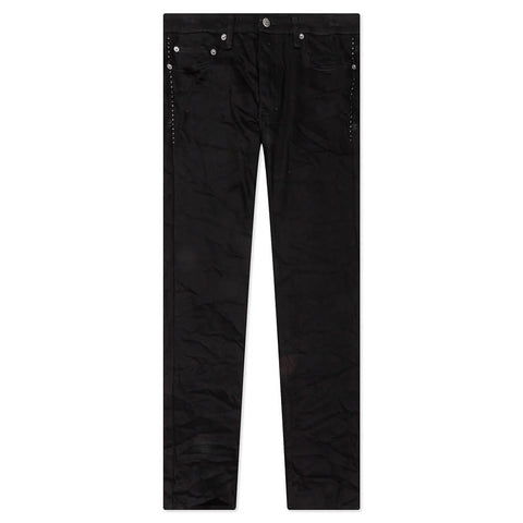 Ksubi Chitch Ace Black Metal Jeans Black