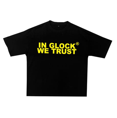 In Glock We Trust Tee Black/Yellow