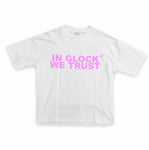 In Glock We Trust Tee White/Pink