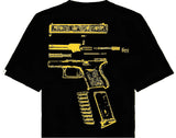 Glock No Weapon Formed Tee Black/Yellow