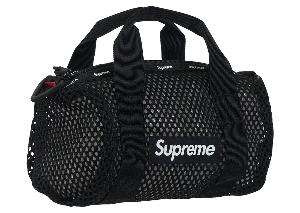 Supreme Mesh Mini Duffle bag black