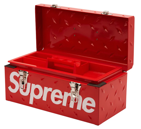 Supreme Diamond Plate Tool Box Red (Myrtle Beach Location)