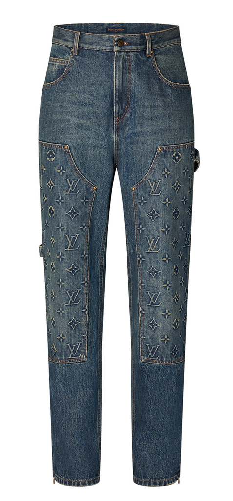 Louis Vuitton Denim Carpenter Pants