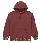 Supreme AOI Icons Hooded Sweatshirt Plum
