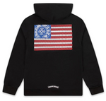 Chrome Hearts American Flag Dagger Hoodie Black