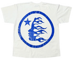 Hellstar Gel Sport Logo T-shirt White/Blue