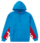 Supreme Cropped Panels Hooded Sweatshirt  Bright Blue