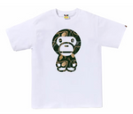 BAPE Jewels Big Baby Milo Tee White