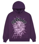 Sp5der Web Hoodie Purple