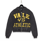 Vale Killroy Zip Up Hoodie Black/Yellow