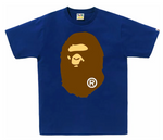 BAPE Big Ape Head Tee Blue