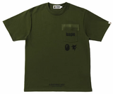 BAPE Military Heavy Weight Pocket Tee Olivedrab