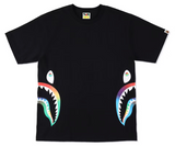 BAPE Rainbow Side Shark Tee (SS21) Black