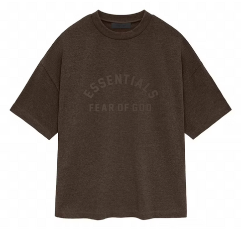 Fear of God Essentials Core Collection Heavy S/S Tee Heather Wood
