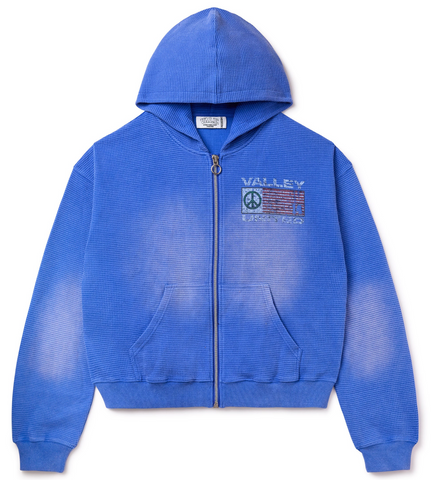 Vale United Zip Up Blue