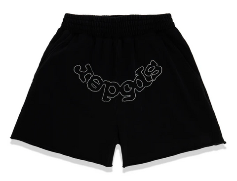 Sp5der OG Logo Sweatshorts Black