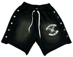 Wicked Valley Cotton Snap Shorts Black