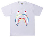 BAPE Tie Dye Shark Tee White/Multi