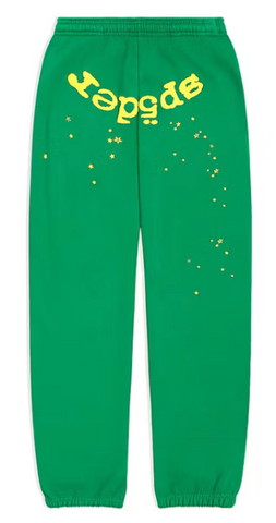 Sp5der Star OG Web V2 Sweatpant Slime Green