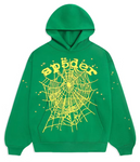 Sp5der Star OG Web V2 Hoodie Slime Green