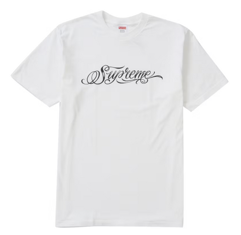 Supreme Script Tee White