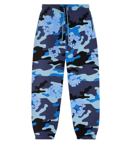 Denim Tears The Cotton Wreath Sweatpant Blue Camo