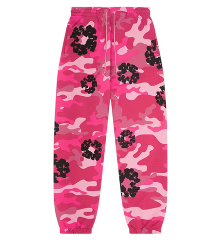Denim Tears The Cotton Wreath Sweatpant Pink Camo