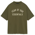 Fear of God Essentials Jersey Crewneck Tee Military
