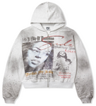 Vale Valley Fest Zip Up Hoodie White