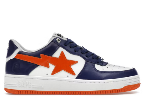 A Bathing Ape Bape Sta #3 M2 White Blue Orange