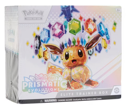 Pokémon Scarlet & Violet Prismatic Evolutions Elite Trainer Box