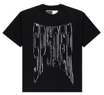 Sp5der Diffused Collegiate Tee Black