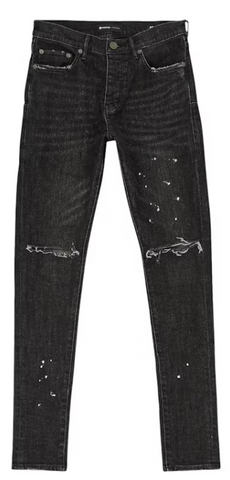 Purple Brand P001 Over Spray Jeans Black
