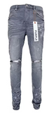 Purple Brand P001 Worn Knee Slit Jeans Grey