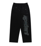 Sp5der Rhinestone Punk V2 Sweatpant Black